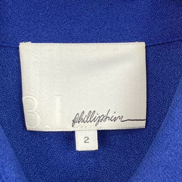 3.1 PHILLIP LIM Crepe Shirt Dress with Silk Front Wrap - Size 2 - Picture 5 of 15